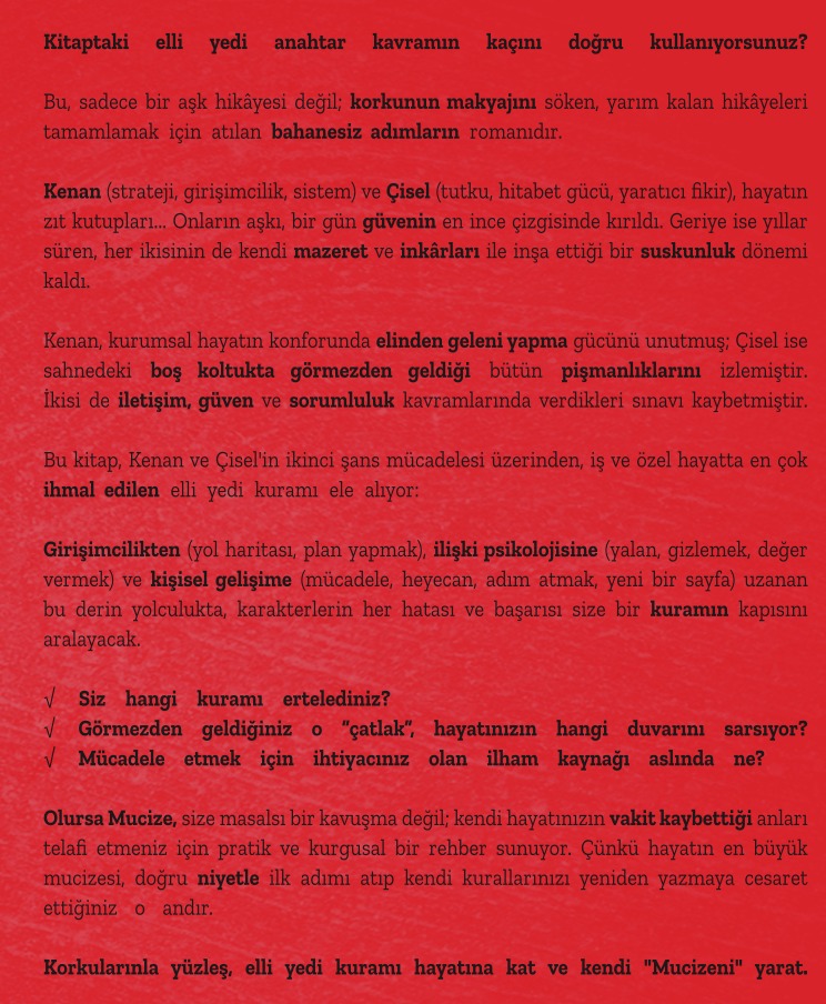 Arka Kapak ve Hikaye